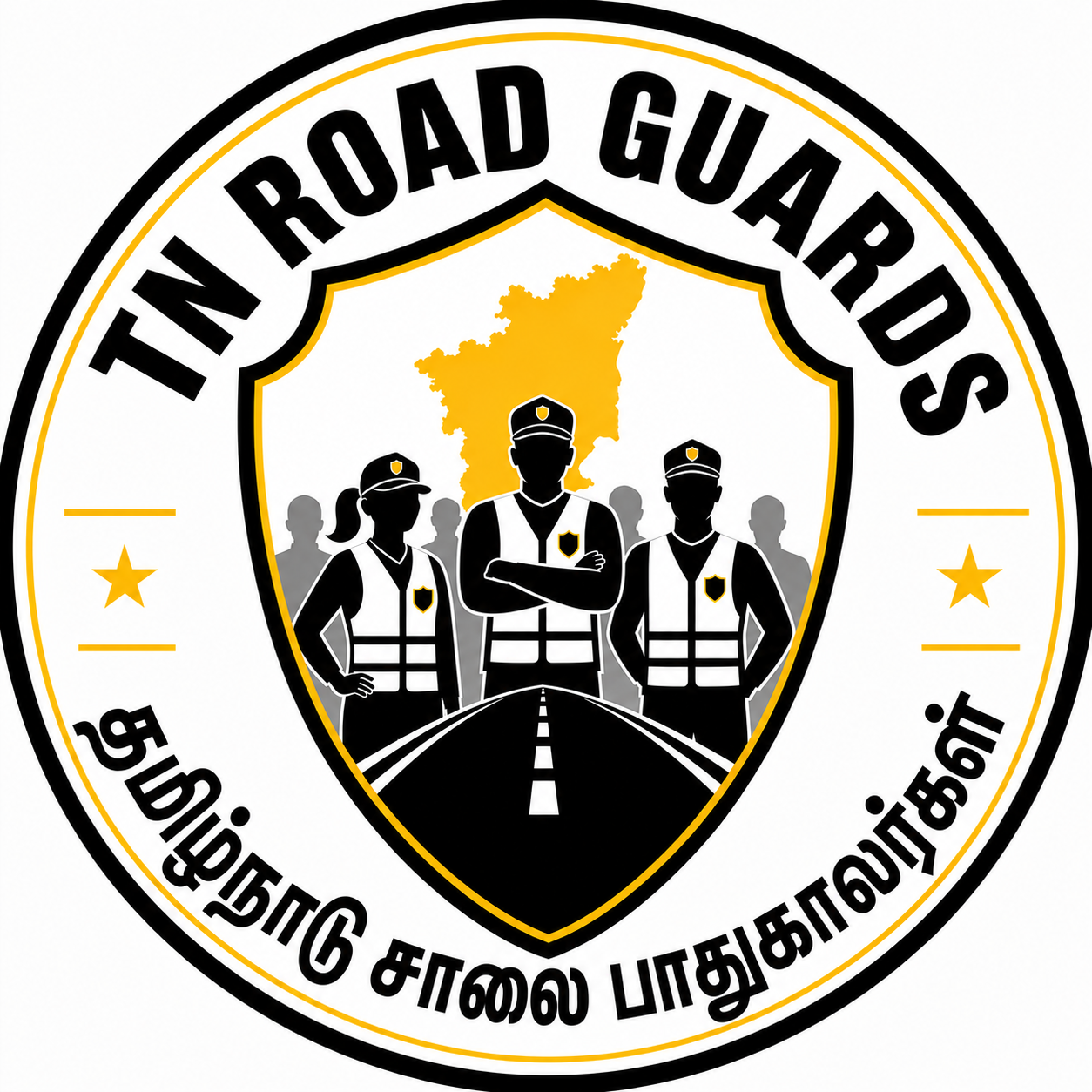 TN Road Guards official emblem — தமிழ்நாடு சாலை பாதுகாவலர்கள்